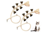 Dog Doorbell With 6 Extra Loud Bells Adjustable Doorbell Hanging Rope For Dog Training - Extra Image
