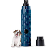 Pet Electric Nail Grinder Clippers Dog Cat LED Light Grooming Trimmer White - Rear View