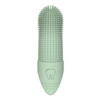 Silicone Pet Finger Toothbrush - Daily Teeth Cleaning for Cats and Dogs Green