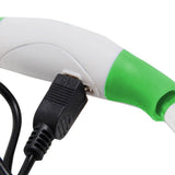Light-Up Pet Dog Collars USB Rechargeable Pet Collar Adjustable Size Pet Collar Green - M - Rear View