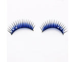 5 Pairs Dual Colors Glitter Rhinestones Artificial Eyelash Party Makeup Tool