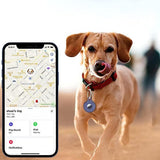 4Pcs For Apple Airtag Case Cover Anti-lost Keychain Ring Protective Case Style 1 - Front View
