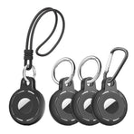 4Pcs For Apple Airtag Case Cover Anti-lost Keychain Ring Protective Case Style 1