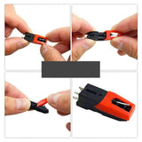 4Pcs Record Player Replacement Needle Turntable Phonograph Stylus Needles Tool Set - 45-Degree Angle
