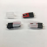 4Pcs Replacement Turntable Diamond Stylus Needle for LP Record Player Phono Ceramic Cartridge - Front View