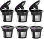 6 Pack Reusable K Cups For Reusable K CUP Coffee Filter Refillable Single