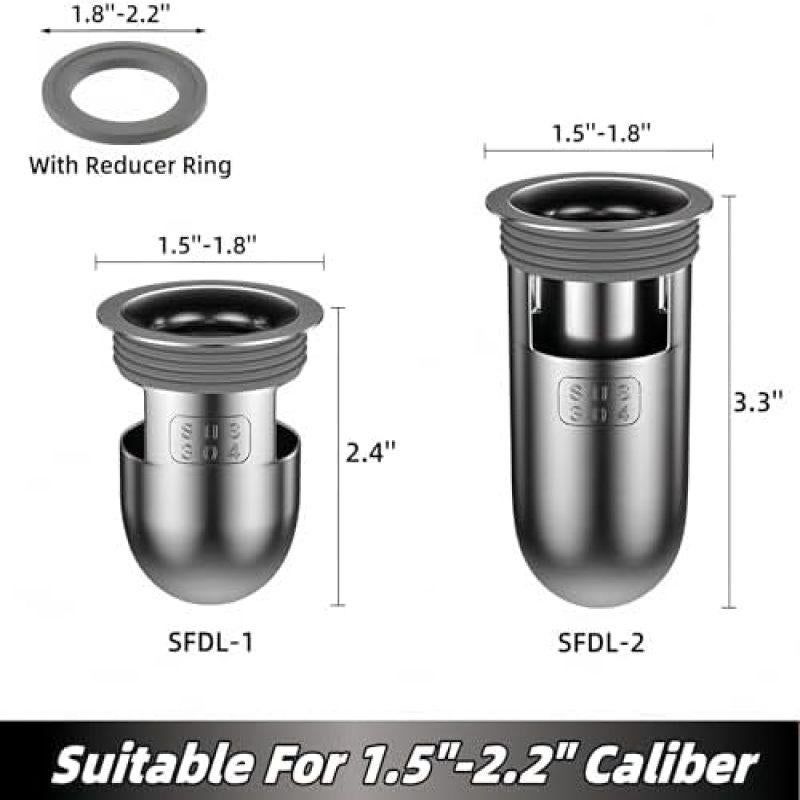 Stainless Steel 304 Bathroom Deodorant Floor Drain Depth Drain Plug