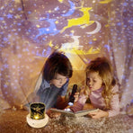 Rotating Star Projection Night Light 21 Films Bedroom Plug In Decorative Atmosphere Lamp