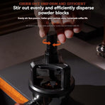 Coffee Stirrer 51mm Adjustable Depth Needle Distributor Stainless Steel Black