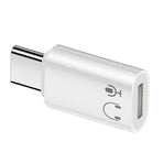 USB-C to Lightning Female Audio Adapter Music Call Wire Control Charging Function Disabled