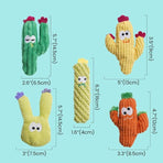 5 Pack Catnip Toys, Pure Organic Catnip Stuffed, Chew Plush for Indoor Cats