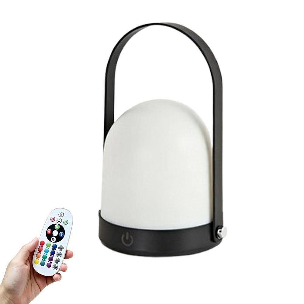 2 in 1 Ocean Wave Projector Lamp with Remote USB Rechargeable - Black