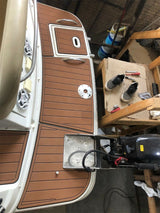 2004 Four Winns 248 Vista Swim Platform Cockpit Bow Pad Boat EVA Foam Faux Teak Deck Floor Mat SeaDek MarineMat Style Self Adhesive