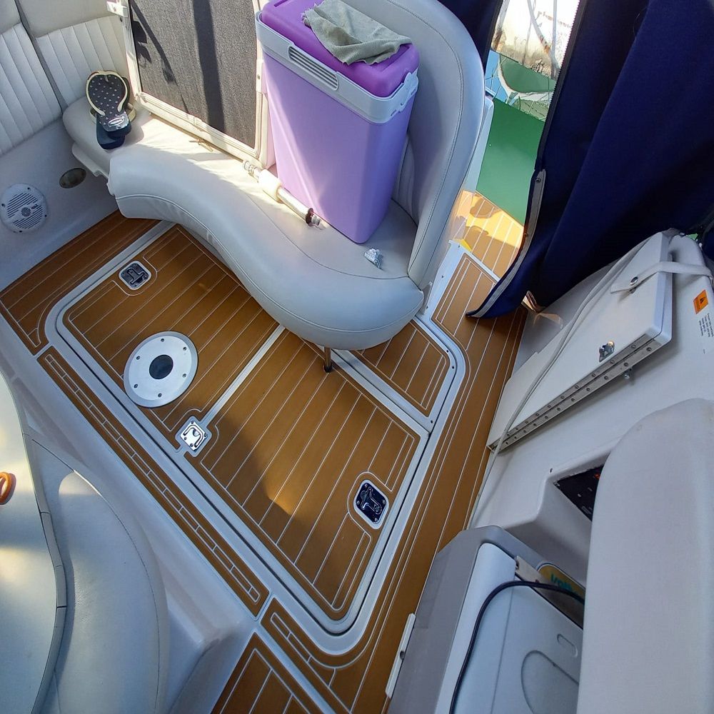 1999-2005 Four Winns 268 Vista Swim Platform Cockpit Boat EVA Foam Faux Teak Floor Pad Mat SeaDek MarineMat Gatorstep Style Self Adhesive