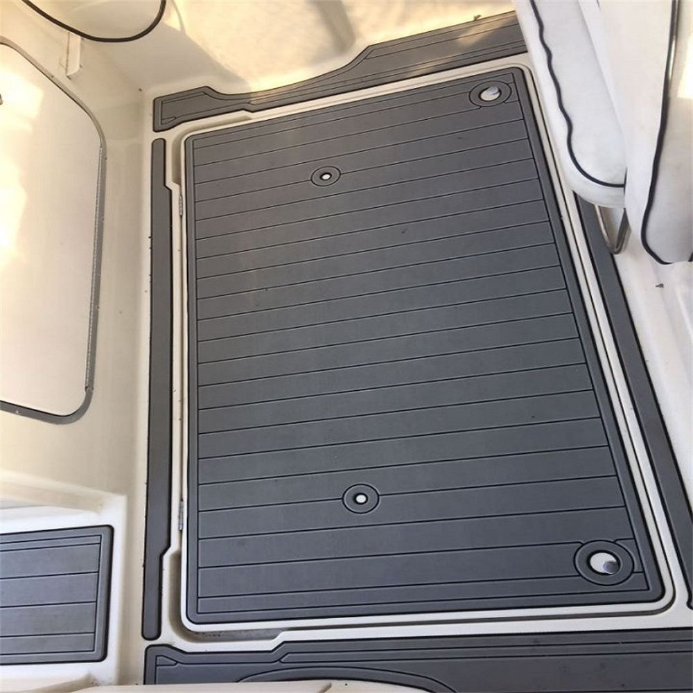 1999 Bayliner 2855 Swim Platform Cockpit Boat EVA Foam Faux Teak Deck Floor Pad Mat SeaDek MarineMat Gatorstep Style Self Adhesive