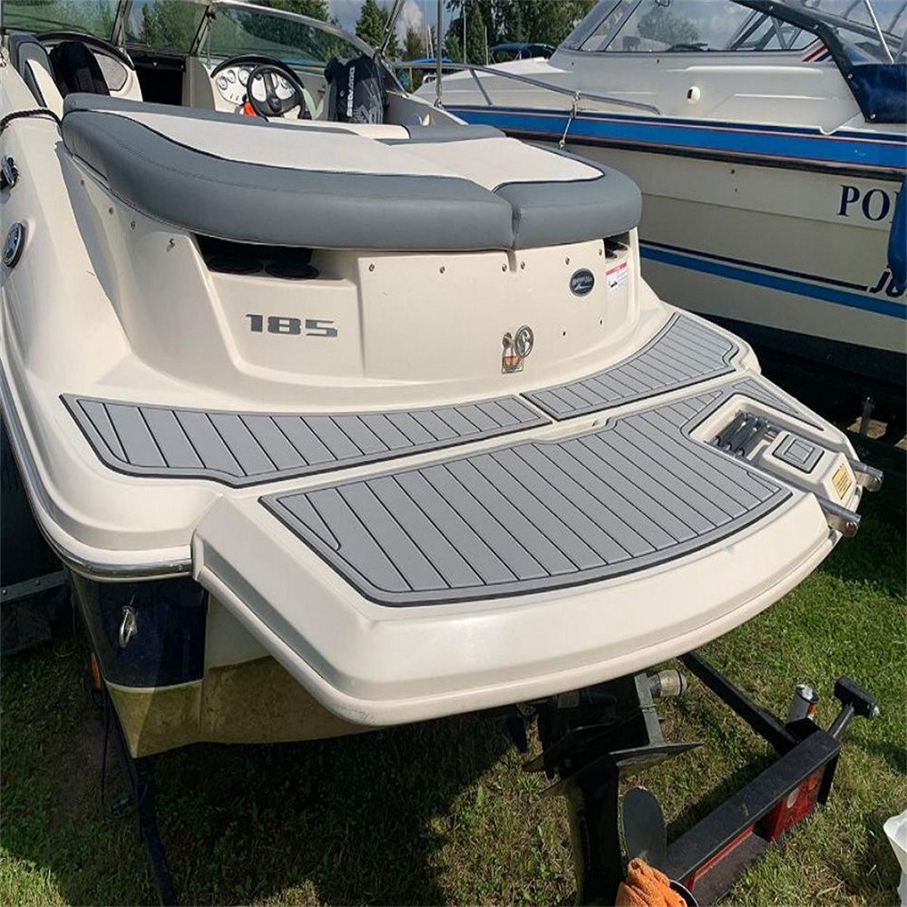 2008-2012 Sea Ray 185 Sport Swim Platform Pad Boat EVA Foam Teak Deck Floor Mat SeaDek MarineMat Gatorstep Style Self Adhesive