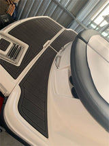 2008-2012 Sea Ray 185 Sport Swim Platform Pad Boat EVA Foam Teak Deck Floor Mat SeaDek MarineMat Gatorstep Style Self Adhesive - Rear View
