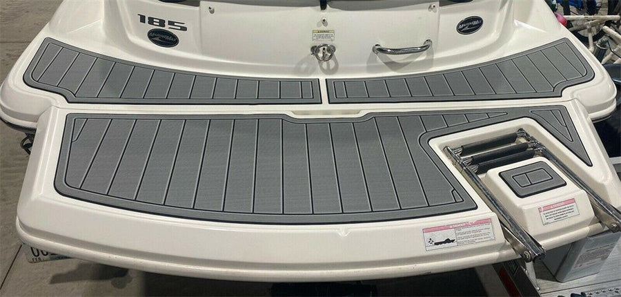 2008-2012 Sea Ray 185 Sport Swim Platform Pad Boat EVA Foam Teak Deck Floor Mat SeaDek MarineMat Gatorstep Style Self Adhesive