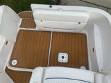 2002 Bayliner 2455 Swim Platform Cockpit Boat EVA Foam Faux Teak Deck Floor Pad Mat SeaDek MarineMat Gatorstep Style Self Adhesive - Side View