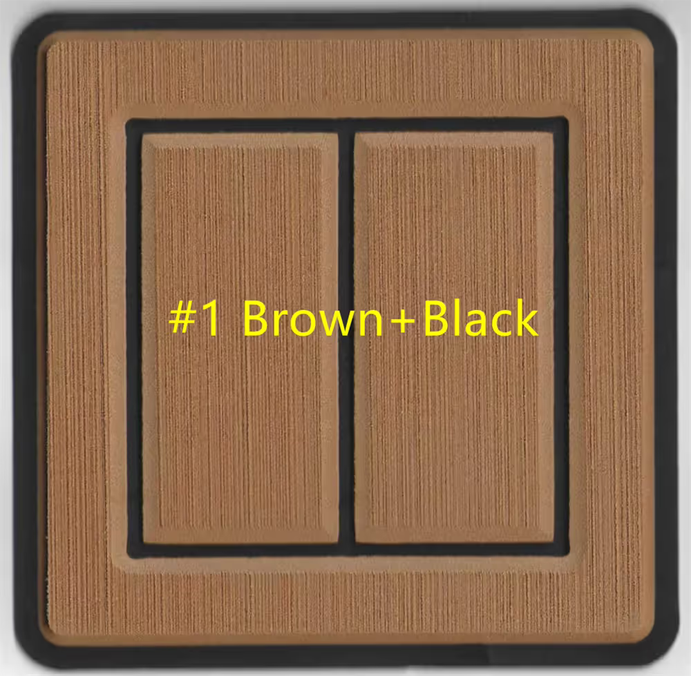 Baja 272 Swim Platform Step Pad Boat EVA Foam Faux Teak Deck Floor Mat Flooring SeaDek MarineMat Gatorstep Style Self Adhesive