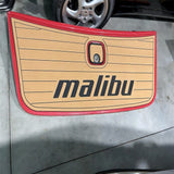 2005 Malibu 23 LSV Swim Platform Step Pad Boat EVA Foam Faux Teak Deck Floor Mat SeaDek MarineMat Gatorstep Style Self Adhesive - Side View