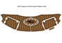 2007 Chaparral 256 SSI Swim Platform Pad Boat EVA Foam Teak Deck Floor Pad Mat SeaDek MarineMat Gatorstep Style Self Adhesive