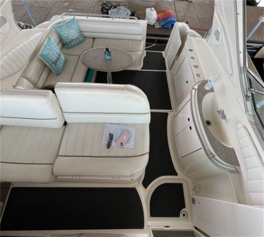 1999 Maxum 3000 SCR Swim Platform Cockpit Pad Boat EVA Faux Foam Teak Deck Floor SeaDek MarineMat Gatorstep Style Self Adhesive
