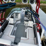 2008 Nautique Super Air 230 Swim Platform Cockpit Boat EVA Foam Teak Floor Pad SeaDek MarineMat Gatorstep Style Self Adhesive - Side View