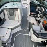 2008 Nautique Super Air 230 Swim Platform Cockpit Boat EVA Foam Teak Floor Pad SeaDek MarineMat Gatorstep Style Self Adhesive - 45-Degree Angle