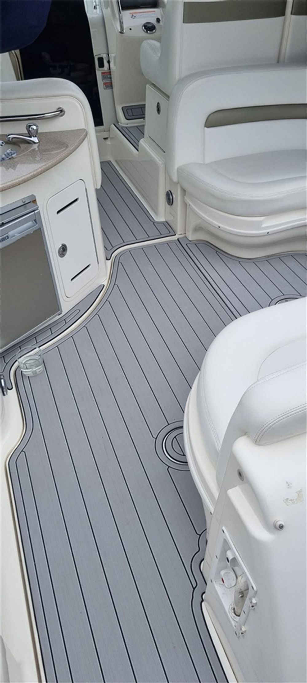 2006 Sea Ray Sundancer 320 Swim Platform Cockpit Pad Boat EVA Teak Flooring Mat SeaDek MarineMat Gatorstep Style Self Adhesive
