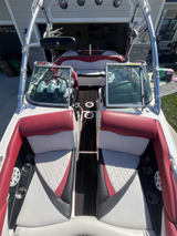 2004-2011 Mastercraft X Star Cockpit Pad Boat EVA Foam Faux Teak Deck Floor Mat SeaDek MarineMat Gatorstep Style Self Adhesive - Close-Up Angle