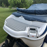 2006 Tahoe Q6 Swim Platform Boat EVA Faux Foam Teak Deck Floor Pad Flooring Mat SeaDek MarineMat Gatorstep Style Self Adhesive - Front View