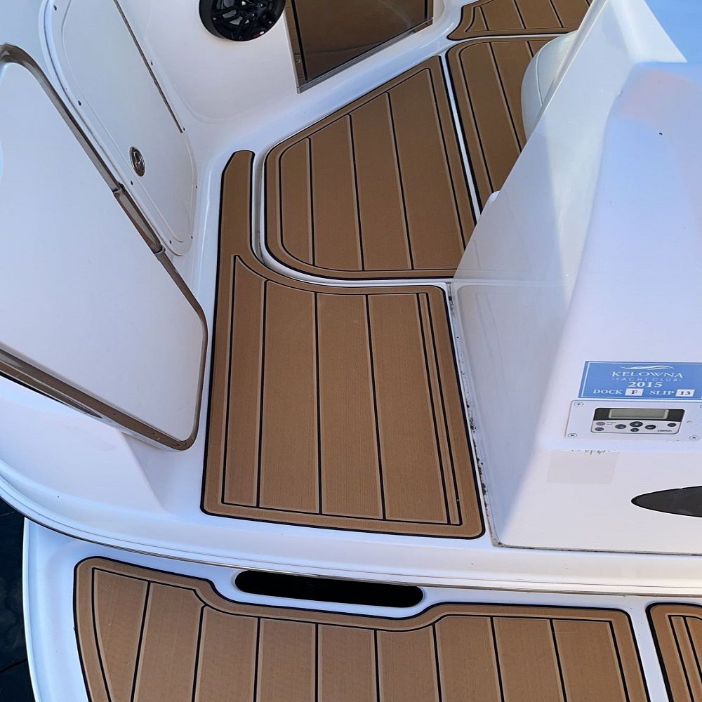 2005 Chaparral Signature 290 Swim Platform Cockpit Boat EVA Teak Floor Pad Mat SeaDek MarineMat Gatorstep Style Self Adhesive