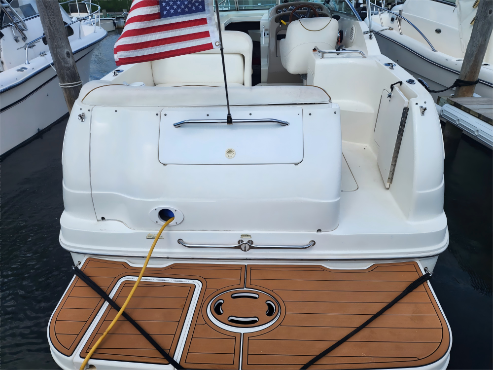 2003 Sea Ray 260 Sundancer Swim Platform Pad Boat EVA Foam Teak Deck Floor Mat SeaDek MarineMat Gatorstep Style Self Adhesive