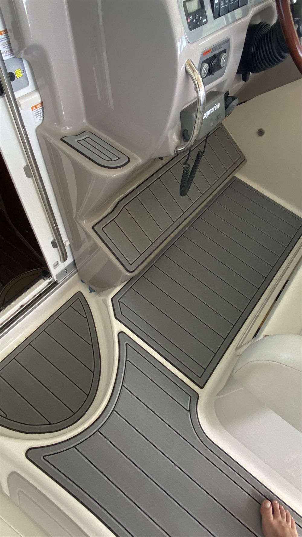 2006 Chaparral 280 Swim Platform Cockpit Boat EVA Foam Teak Deck Floor Pad Mat SeaDek MarineMat Gatorstep Style Self Adhesive