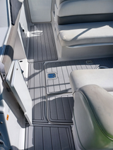 2004 Four Winns 248 Vista Swim Platform Cockpit Boat EVA Teak Deck Floor Pad Mat SeaDek MarineMat Gatorstep Style Self Adhesive - Front View