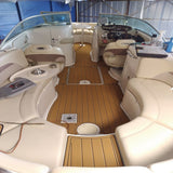 2005 Chaparral Sunesta 274 Swim Platform Cockpit Boat EVA Foam Teak Floor Pad SeaDek MarineMat Gatorstep Style Self Adhesive - Front View