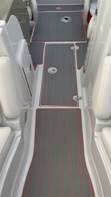 2007 Crownline 220EX Swim Platform Cockpit Boat EVA Foam Teak Deck Floor Pad Mat SeaDek MarineMat Gatorstep Style Self Adhesive - Side View