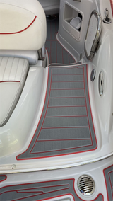 2007 Crownline 220EX Swim Platform Cockpit Boat EVA Foam Teak Deck Floor Pad Mat SeaDek MarineMat Gatorstep Style Self Adhesive - 45-Degree Angle