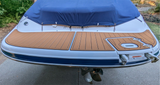 2005 Four Winns Horizon 230 Swim Platform Cockpit Boat EVA Foam Teak Floor Pad SeaDek MarineMat Gatorstep Style Self Adhesive - Front View
