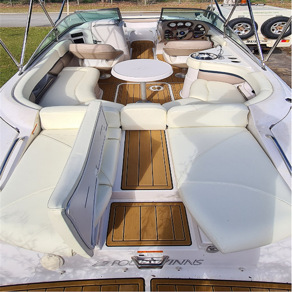 2005 Four Winns Horizon 230 Swim Platform Cockpit Boat EVA Foam Teak Floor Pad SeaDek MarineMat Gatorstep Style Self Adhesive