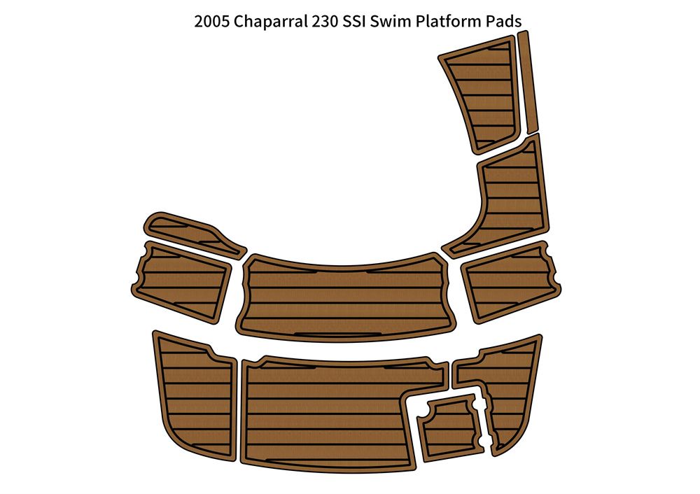 2005 Chaparral 230 SSI Swim Platform Step Boat EVA Foam Teak Deck Floor Pad Mat SeaDek MarineMat Gatorstep Style Self Adhesive