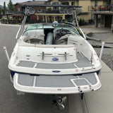 2005 Chaparral 230 SSI Swim Platform Step Boat EVA Foam Teak Deck Floor Pad Mat SeaDek MarineMat Gatorstep Style Self Adhesive - Side View