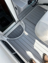 2005 Chaparral Signature 240 Swim Platform Cockpit Boat EVA Teak Floor Pad Mat SeaDek MarineMat Gatorstep Style Self Adhesive - Top-Down View