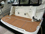 1998-2002 Cruisers Yachts 3870 Swim Platform Cockpit Pad Boat EVA Teak Floor Mat SeaDek MarineMat Gatorstep Style Self Adhesive