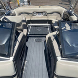2010-2014 Malibu 21 VLX Cockpit Pad Boat EVA Foam Teak Deck Floor Mat Flooring SeaDek MarineMat Gatorstep Style Self Adhesive - Front View