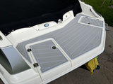 2006 Larson 228 LXI Swim Platform Step Pad Boat EVA Foam Teak Deck Floor Mat SeaDek MarineMat Gatorstep Style Self Adhesive - Front View