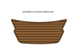 2014 Malibu 21 VLX Swim Platform Step Pad Boat EVA Foam Faux Teak Deck Floor Mat SeaDek MarineMat Gatorstep Style Self Adhesive