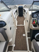 2010-2014 Yamaha 240&242 Lounger Swim Platform Cockpit Mat Boat EVA Teak Floor Pad SeaDek MarineMat Style Self Adhesive - 45-Degree Angle