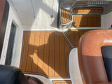 2003 Bayliner 245 SB Swim Platform Cockpit Boat EVA Foam Teak Deck Floor Pad Mat SeaDek MarineMat Gatorstep Style Self Adhesive - 45-Degree Angle